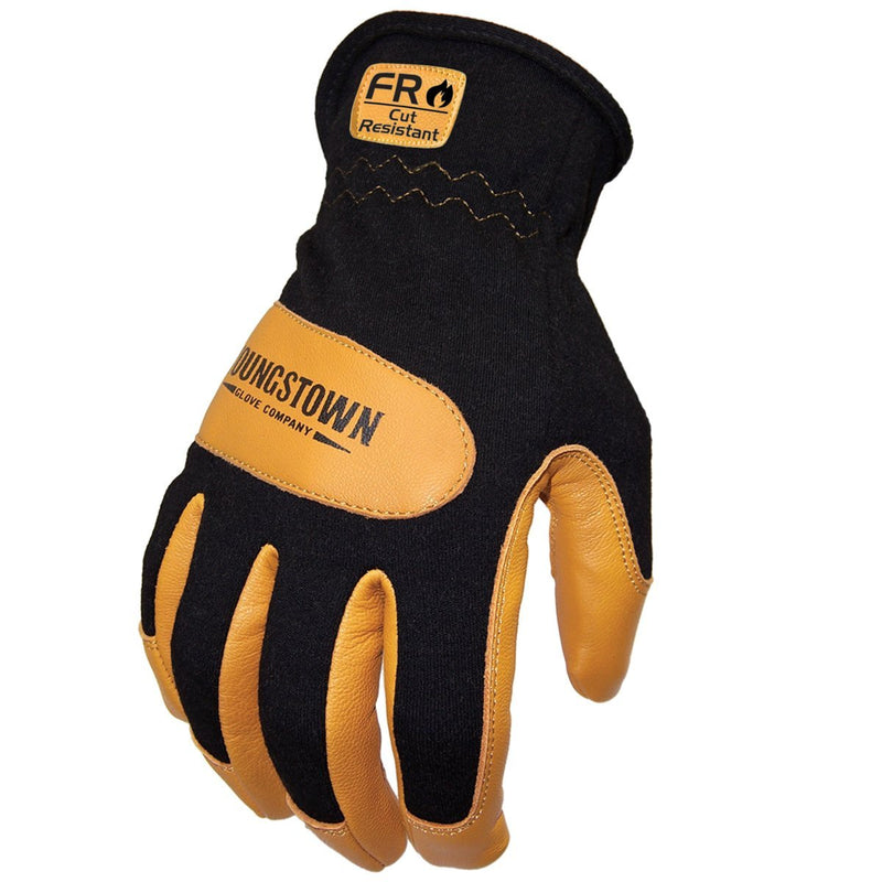  [AUSTRALIA] - Youngstown Glove 12-3270-80-L Flame Resistant Mechanics Hybrid Gloves, Large