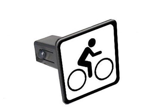  [AUSTRALIA] - Graphics and More Bike Biking Cycling Sign Symbol Tow Trailer Hitch Cover Plug Insert 1 1/4 inch (1.25") Fits 1.25" Receiver