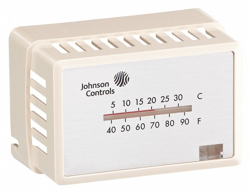 Johnson Controls T-4000-3142 Pneumatic Thermostat Cover, White - LeoForward Australia