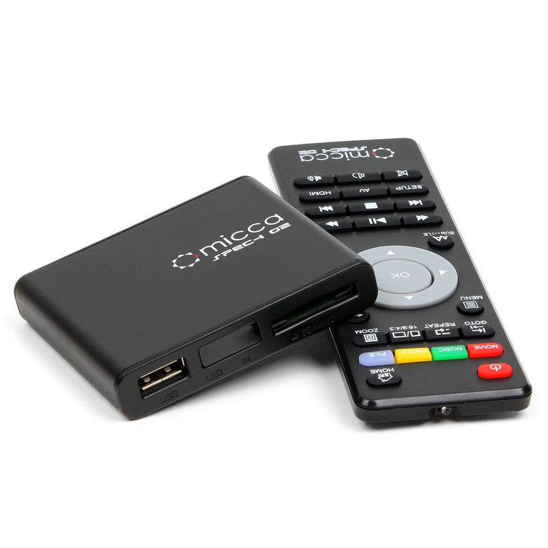  [AUSTRALIA] - Micca Speck G2 1080p Full-HD Ultra Portable Digital Media Player for USB Drives and SD/SDHC Cards
