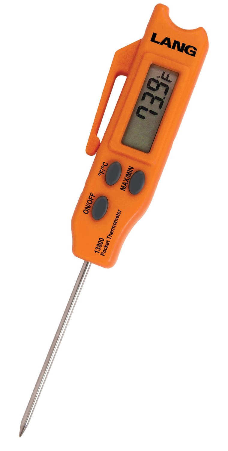 Lang Tools 13800 Digital Pocket Thermometer, Black - LeoForward Australia
