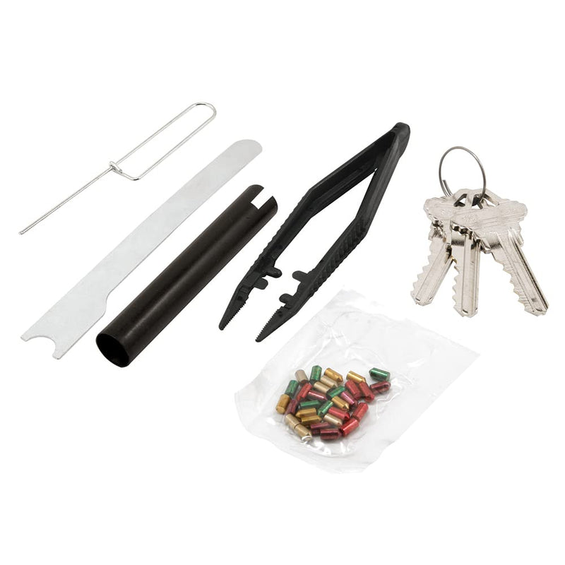  [AUSTRALIA] - PRIME-LINE E 2402 Re-Keying Kit – Re-Key a Lock Kit with Pre-Cut Keys for Rekeying all your Locks to One Key, For Schlage Brand Locks, Type “C” 5-Pin Style Locks