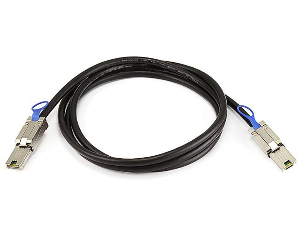  [AUSTRALIA] - Monoprice Data Cable - 2 Meter - Black | 28AWG External Mini SAS 26-pin (SFF-8088) Male to Mini SAS 26-pin (SFF-8088) Male Cable