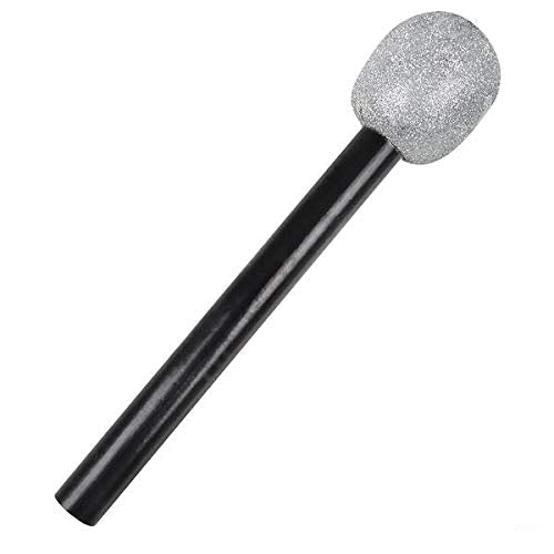  [AUSTRALIA] - Rhode Island Novelty 10 Inch Glitter Microphone, One per Order