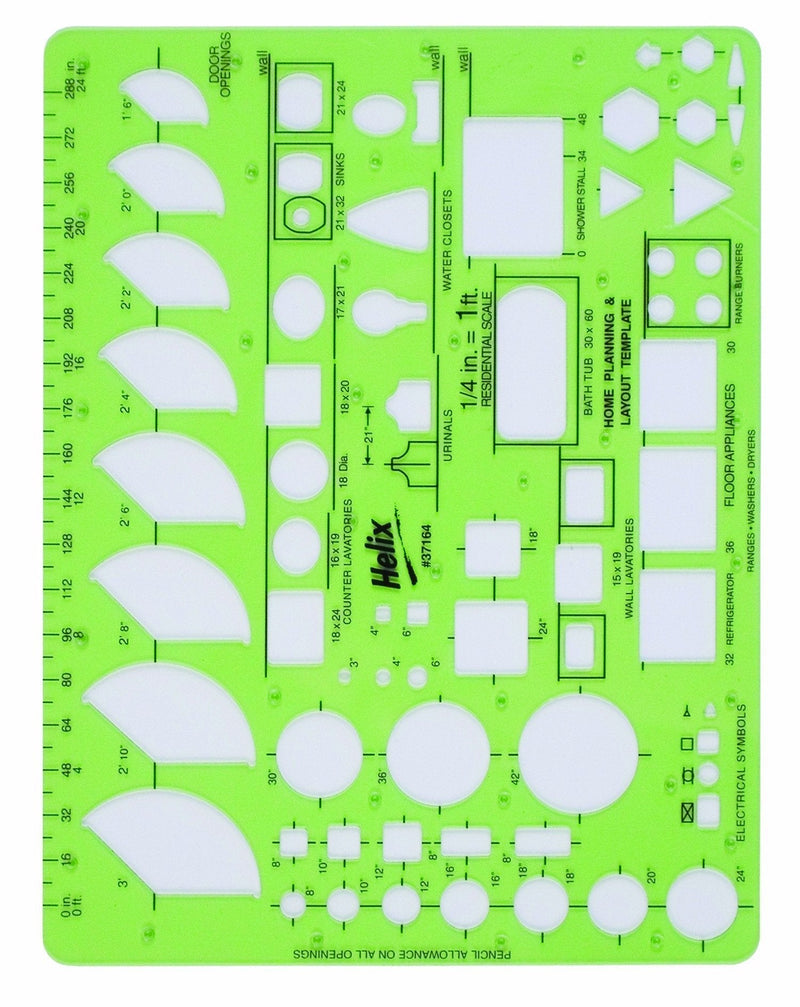 Helix Home Planning Layout Kit Template (37164) - LeoForward Australia