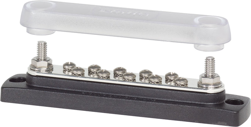  [AUSTRALIA] - Blue Sea Systems 100 Amp Mini BusBar 150a - 10 Screw With Cover