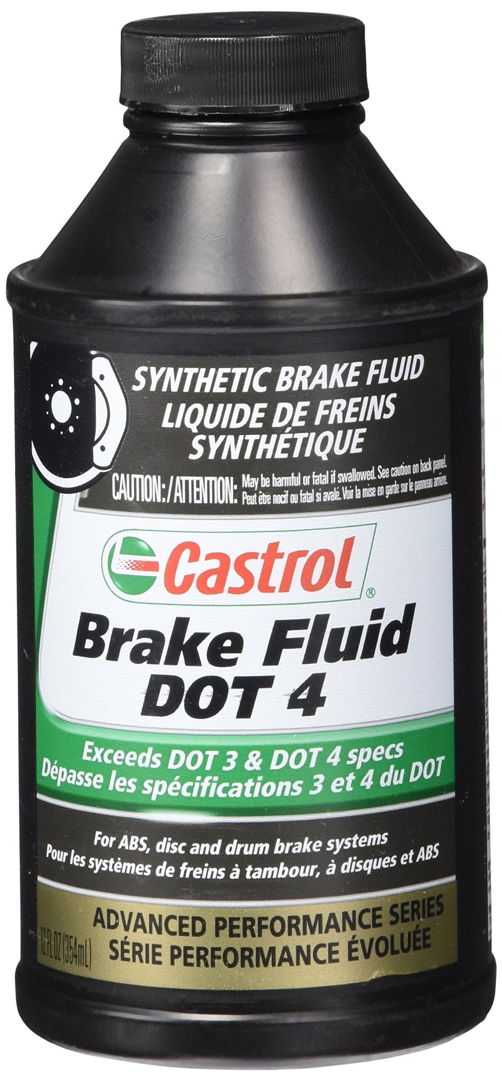 Castrol 12509 Dot 4 Brake Fluid (12 Oz) Single - LeoForward Australia