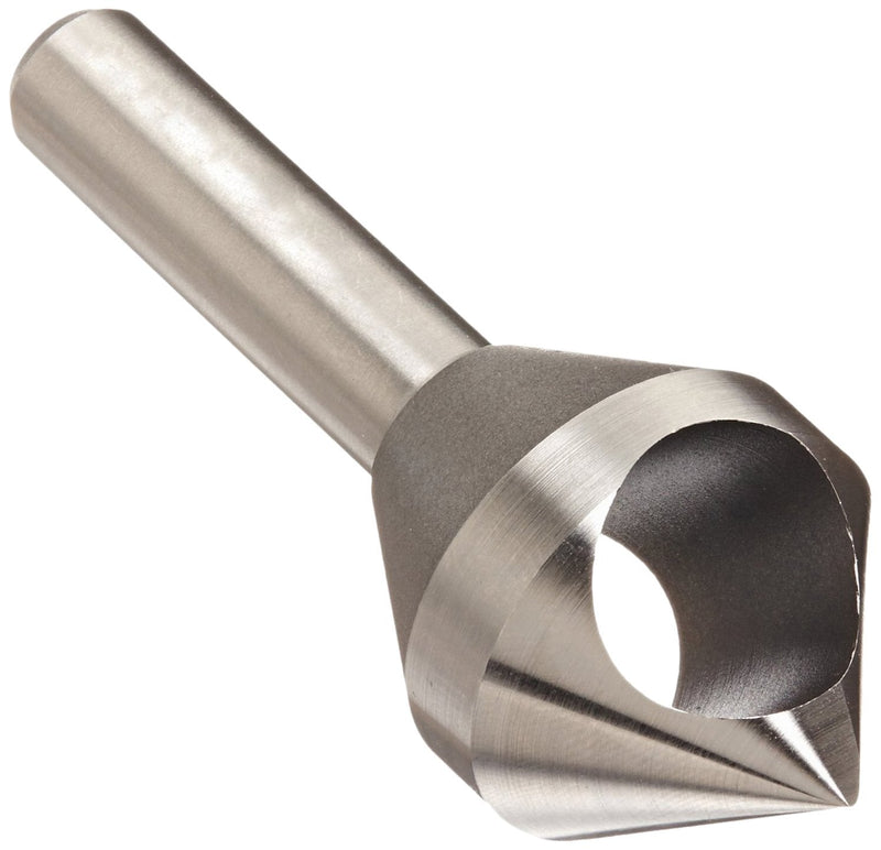 KEO 53513 Cobalt Steel Single-End Countersink, Uncoated (Bright) Finish, 82 Degree Point Angle, Round Shank, 3/8" Shank Diameter, 5/8" Body Diameter 5/8" - LeoForward Australia