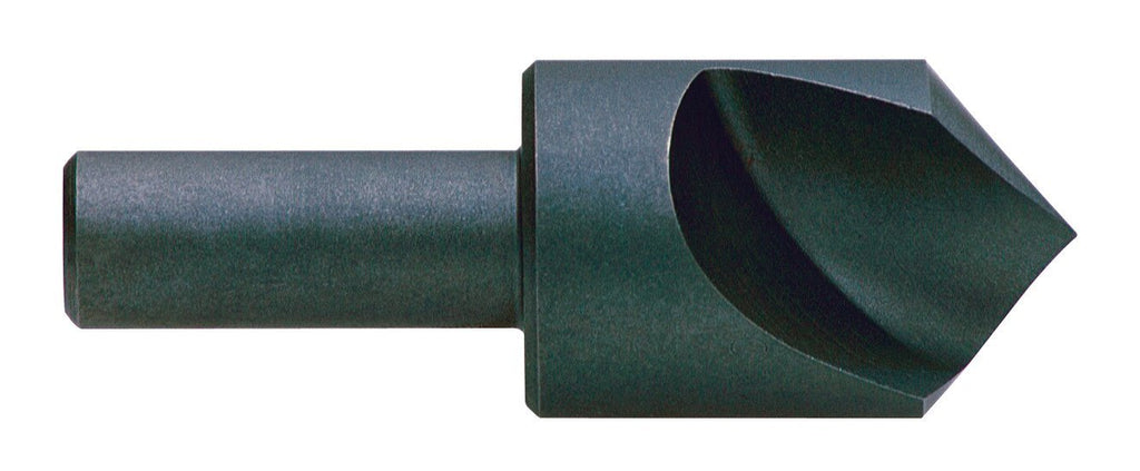 KEO 55705 Solid Carbide Single-End Countersink, TiALN Coated, Single Flute, 60 Degree Point Angle, Round Shank, 3/8" Shank Diameter, 5/8" Body Diameter - LeoForward Australia