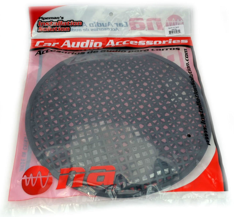  [AUSTRALIA] - 1 Pair 12" SubWoofer Mid range Metal Mesh Waffle Speaker Grill DJ PA Car Audio
