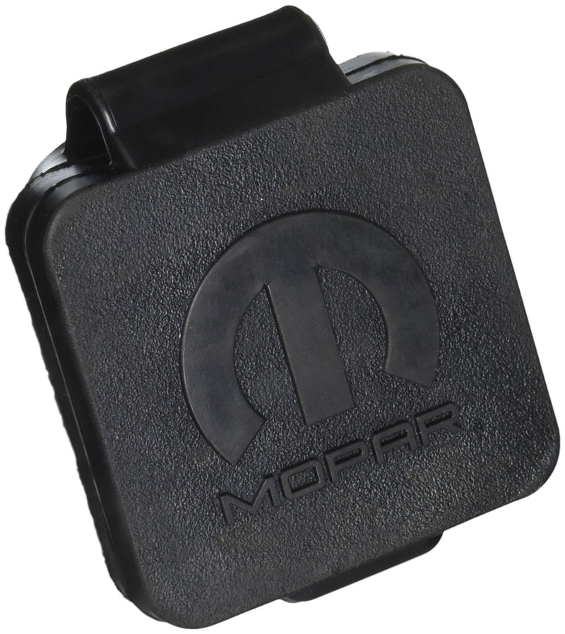  [AUSTRALIA] - Mopar 1 Pack 82208455AB Hitch Plug, 2", Black, Logo