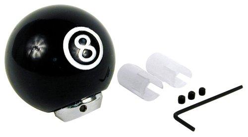  [AUSTRALIA] - Custom Accessories 16252 Black 8-Ball Style Gear Shift Knob