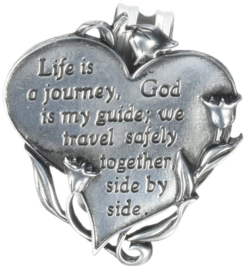  [AUSTRALIA] - Cathedral Art Heart Visor Clip, Life is a Journey