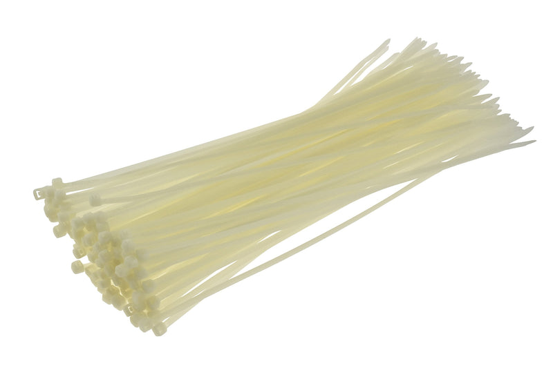  [AUSTRALIA] - SE 12” White Cable Ties with 50-lb. Tensile Strength (100 Count) - CT1248N