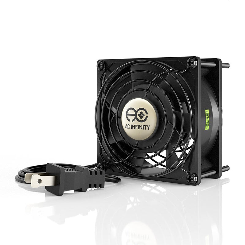  [AUSTRALIA] - AC Infinity AXIAL 9238, Muffin Fan, 120V AC 92mm x 38mm High Speed, for DIY Cooling Ventilation Exhaust Projects