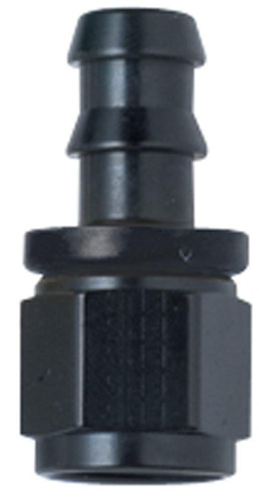  [AUSTRALIA] - Fragola 200106-BL Black Size (-6) Straight Push Lock Hose Fitting
