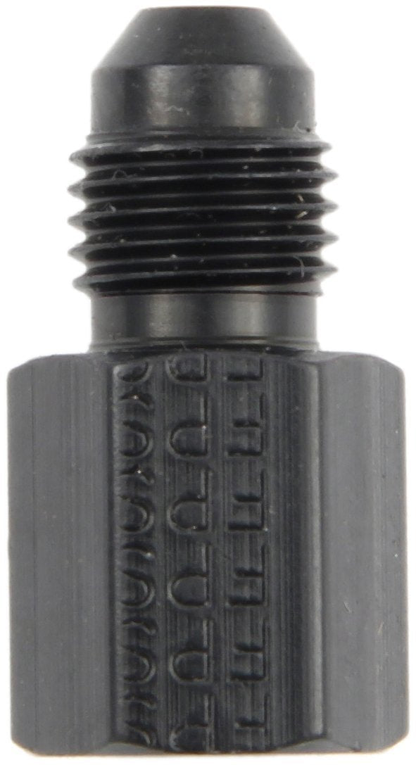  [AUSTRALIA] - Fragola 495020-BL Black Size (-3) x 1/8 FPT Straight Gauge Adapter Fitting