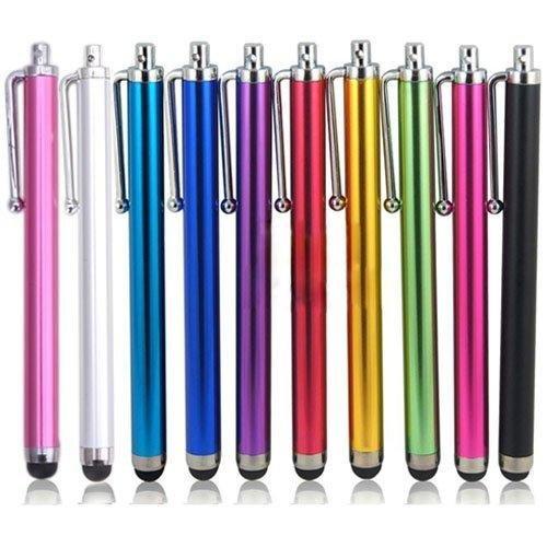 Stylus Pen, IC ICLOVER 10PCS Long Styli Metal Touch Screen Pen for iPhone 12/PRO/Max/11/PRO/Max/SE2/X/XS MAX/8/8 Plus/7/7 Plus,ipad,iPod, Samsung, Android, Kindle, Tablet PC, Barnes & Noble,10 Colors White - LeoForward Australia