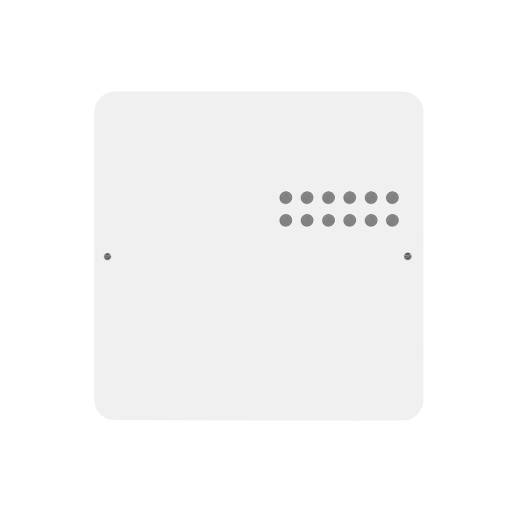 Three By Three Seattle 12-Inch Square Dot Magnet Board, White (32420) - LeoForward Australia