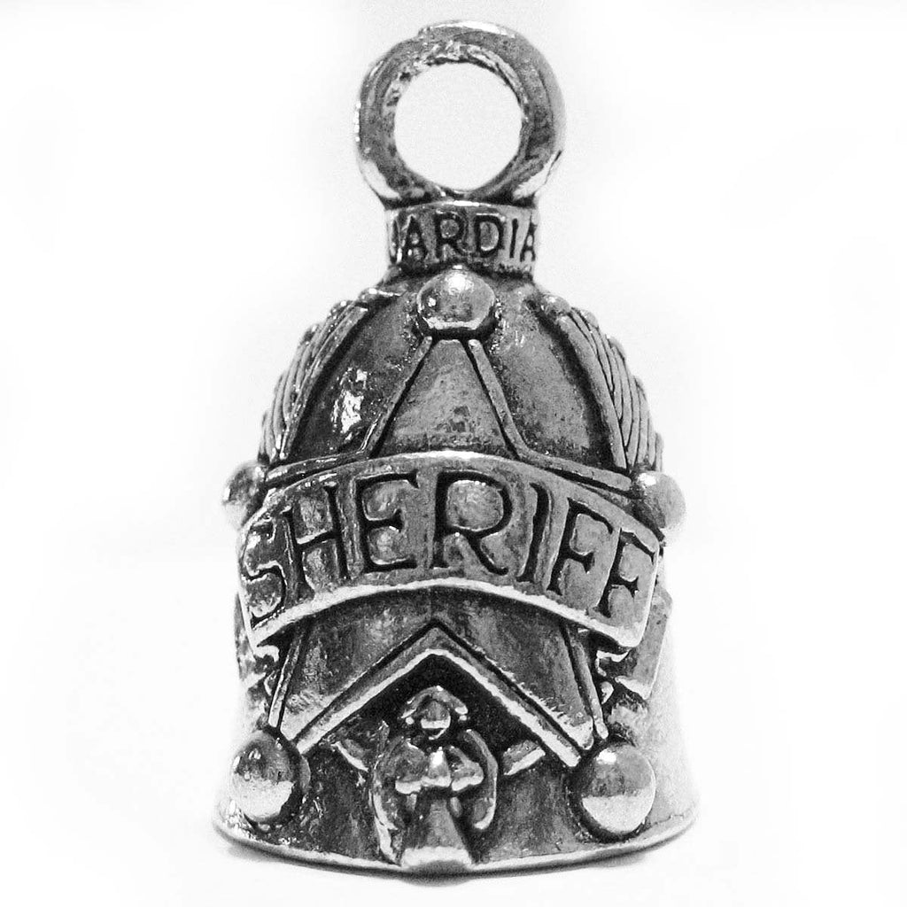 Guardian Sheriff Motorcycle Biker Luck Gremlin Riding Bell or Key Ring - LeoForward Australia