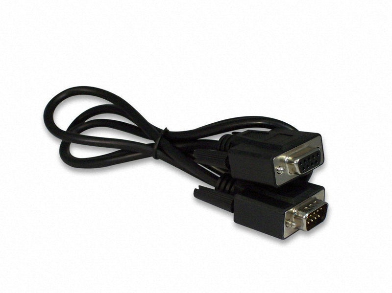  [AUSTRALIA] - YCS basics Black 3 Foot DB9 9 Pin Serial / RS232 Male/Female Extension Cable 03 Ft
