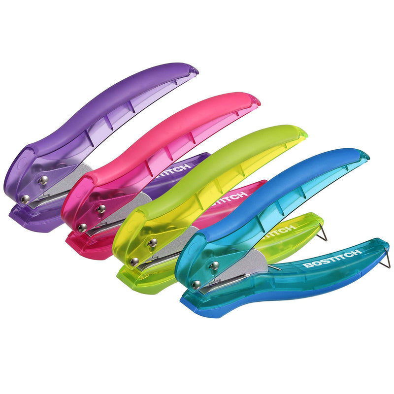  [AUSTRALIA] - Bostitch inLIGHT Reduced Effort One-Hole Punch, One Unit per Package, Assorted Colors, No Color Choice (2401) 1-Pack