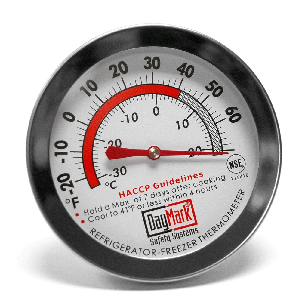 DayMark Stainless Steel Refrigerator/Freezer Classic Thermometer - LeoForward Australia