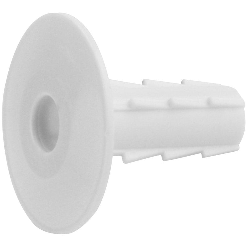  [AUSTRALIA] - Single Feed-Through Bushing, White, Pack of 100