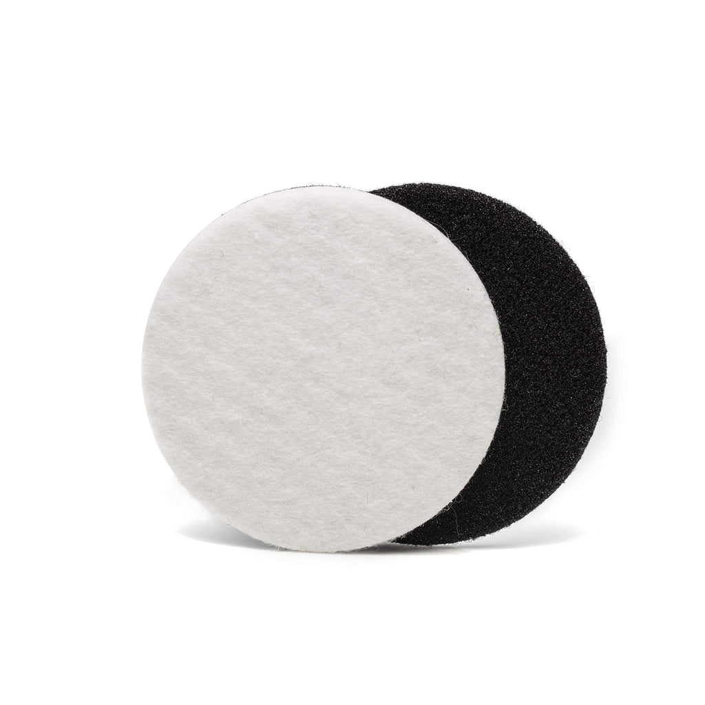  [AUSTRALIA] - GP11006 Felt Polishing Pad Set for Polishing Glass, Plastic, Metal, Marble/Diameter 2 inch/Pack of 5 Pads