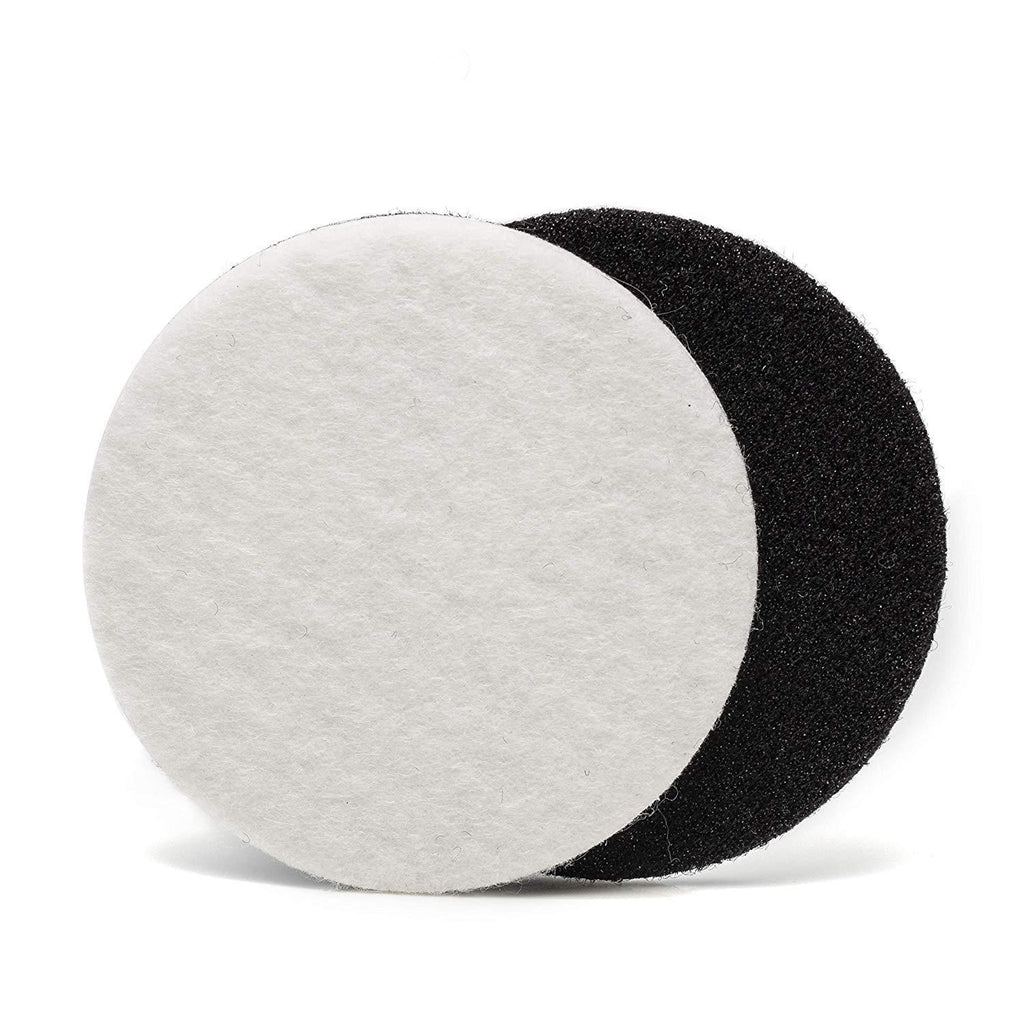  [AUSTRALIA] - GP11008 Felt Polishing Pad Set for Polishing Glass, Plastic, Metal, Marble/Diameter 5 inch/Pack of 10 Pads