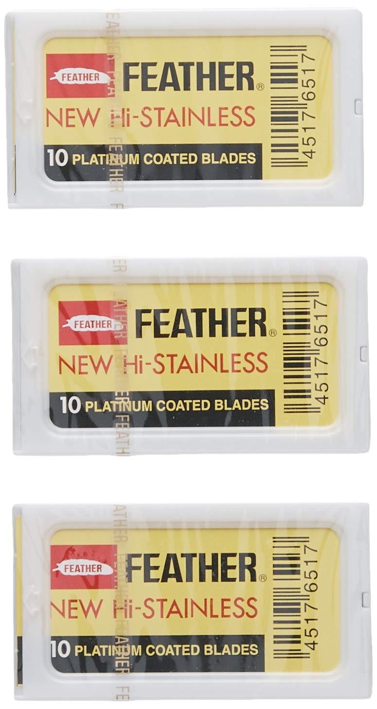 Feather Double Edge Safety Razor Blades 30 Count - LeoForward Australia