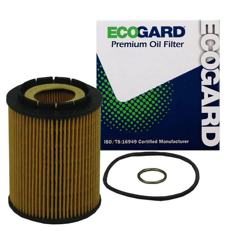 ECOGARD X5545 Premium Cartridge Engine Oil Filter for Conventional Oil Fits Audi Q7 3.6L 2007-2010, A8 Quattro 4.2L 2000-2003, S8 4.2L 2001-2003 | Porsche Cayenne 3.6L 2008-2010 - LeoForward Australia