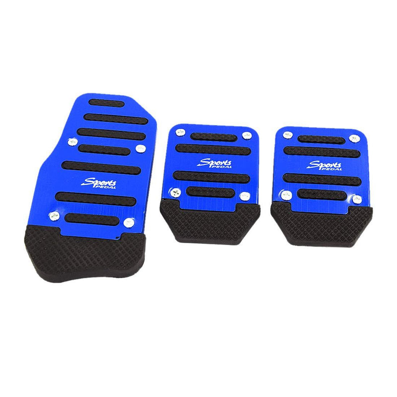  [AUSTRALIA] - uxcell 3 in 1 Universal Racing Sports Non-Slip Automatic Car Gas/Brake Pedals Pad Cover