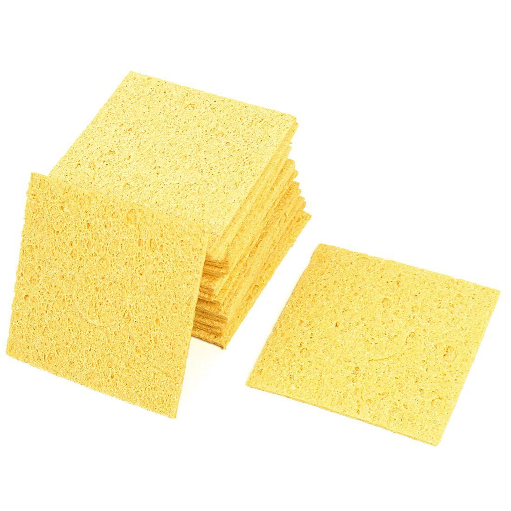  [AUSTRALIA] - uxcell Replacement Soldering Iron Cleaning Sponge 57mm x 57mm x 1mm 20pcs