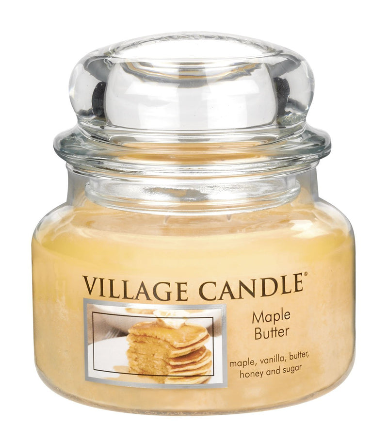  [AUSTRALIA] - Village Candle Maple Butter 11 oz Glass Jar Scented Candle, Small