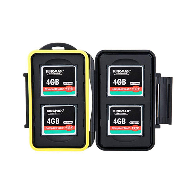 JJC MC-CF4 Rugged Water-Resistant Memory Card Case (4X CF/CompactFlash) - LeoForward Australia