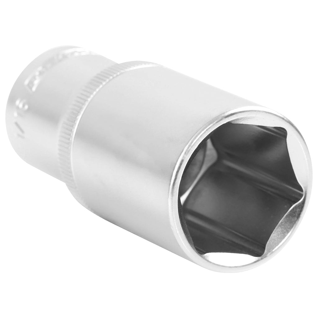  [AUSTRALIA] - OEMTOOLS  22429 1-1/16 Inch SAE Deep Socket | Thin Wall Deep Socket – Installs & Removes Recessed Nuts & Bolts, & Fits in Narrow Work Spaces | 6 Point | 1/2 Drive | Rust Resistant 1-1/16-Inch