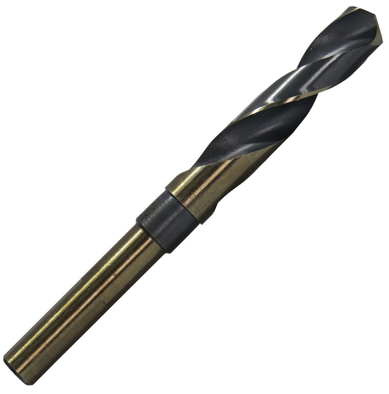  [AUSTRALIA] - Drill America - KFDRSD9/16 9/16" Reduced Shank High Speed Steel Black & Gold KFD Drill Bit with 1/2" Shank, KFD Series 9/16"