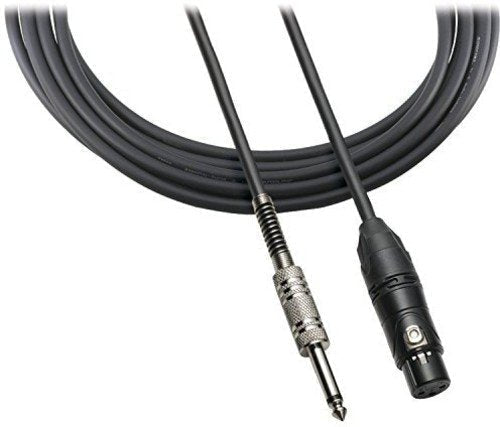  [AUSTRALIA] - Audio-Technica ATR-MCU XLR Female to 1/4" Male Microphone Cable, 20 ft 20 ft.