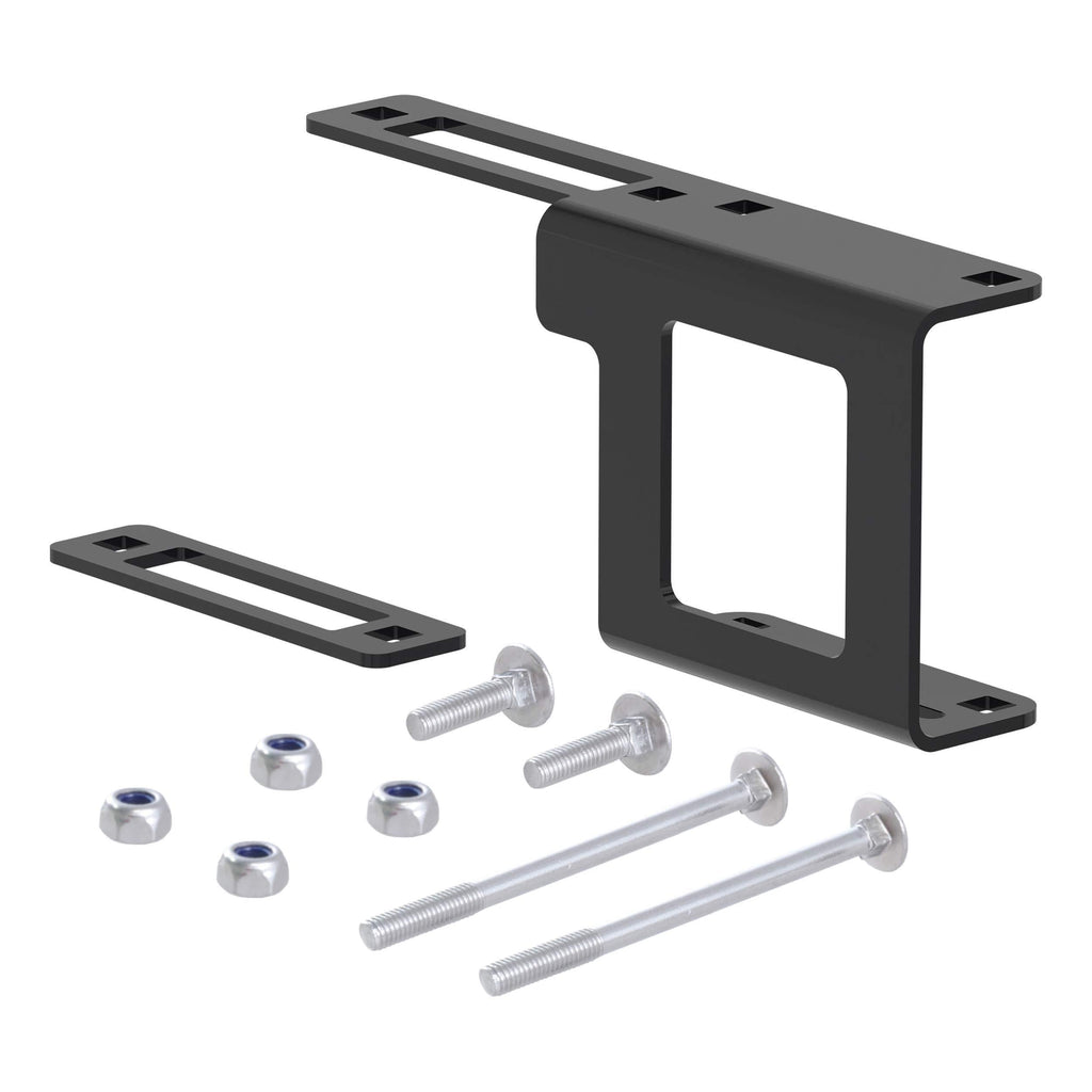  [AUSTRALIA] - CURT 58002 Easy-Mount Vehicle Trailer Wiring Connector Mounting Bracket for 1-1/4-Inch Receiver, 4 or 5-Way Flat