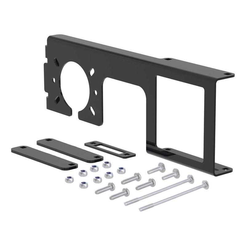  [AUSTRALIA] - CURT 58003 Easy-Mount Vehicle Trailer Wiring Connector Mounting Bracket for 2-1/2-Inch Receiver, 4 or 5-Way Flat, 6 or 7-Way Round