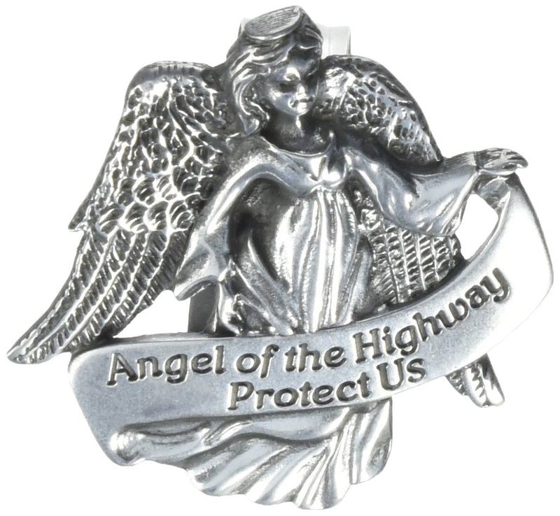  [AUSTRALIA] - Cathedral Art KVC119 Auto Visor Clip, Angel of The Highway, 2-3/8-Inch