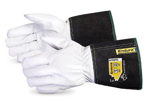  [AUSTRALIA] - Superior 370GFKLM Precision Arc Goatskin Leather TIG Welding Glove with Kevlar Lining, Work, Medium (Pack of 1 Pair)