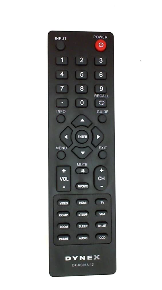 Dynex DX-RC01A-12 DX-RC02A-12 LCD LED TV Remote for DX-32L100A13 DX-26L100A13 and Other TV - LeoForward Australia