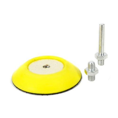  [AUSTRALIA] - Chemical Guys BUFLC_BP_D2 Flex Pro Professional Backing Plate with Drill and Dual-Action Adapters (3 Inch) 3 Inch Dual Action Yellow