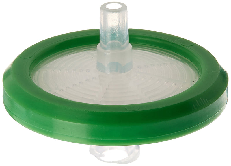 Celltreat 229747 Syringe Filter, PES Membrane, Sterile, 0.22µm Port Size, 30mm Diameter, Green (Case of 30) - LeoForward Australia