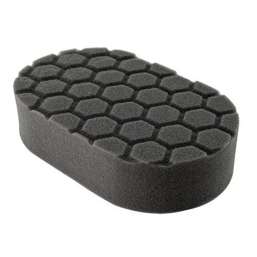  [AUSTRALIA] - Chemical Guys BUFX_203 Hex-Logic Finishing Hand Applicator Pad, Black (3 in. x 6 in. x 1 in.)