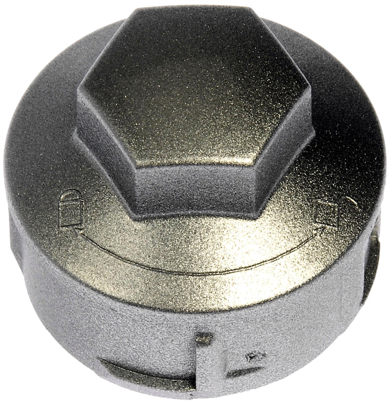 Dorman 611-646 Silver Screw and Lock Type Wheel Nut Cover - 19mm Hex, Pack of 5 - LeoForward Australia