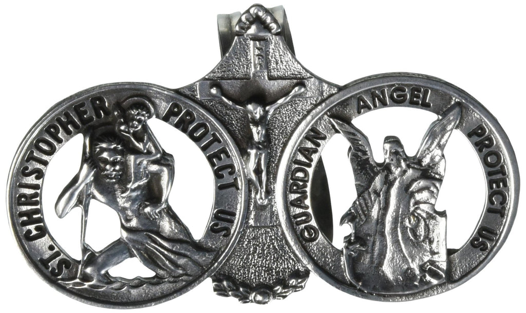  [AUSTRALIA] - Cathedral Art Auto Visor Clip, St. Christopher/Guardian Angel