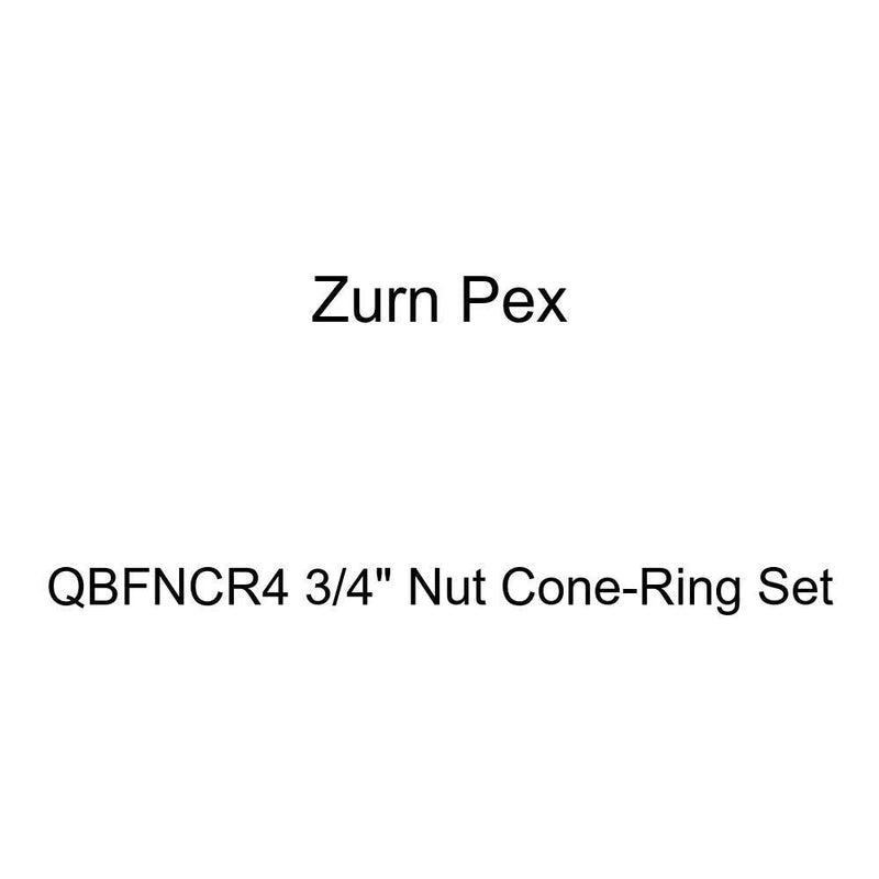  [AUSTRALIA] - Zurn Pex QBFNCR4 3/4" Nut Cone-Ring Set